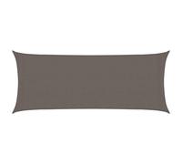 vidaXL Sunshade Sail 160 g/m² Anthracite 2x4.5 m HDPE Garden Canopy Awning