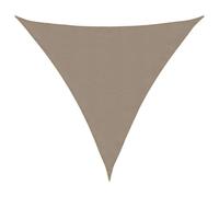 vidaXL Sunshade Sail Oxford Fabric Triangular 3x3x3 m Cream Sunscreen Canopy