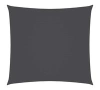 vidaXL Sunshade Sail Oxford Fabric Square 6x6 m PU-coated UV rainproof Anthracite