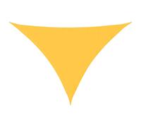 vidaXL Sunshade Sail Oxford Fabric Triangular 3x4x5 m White Patio Shade Canopy