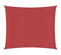 vidaXL Sunshade Sail 160 g/m² Red 4x4 m HDPE Sunscreen Patio Shade Canopy