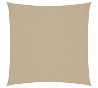 vidaXL Sunshade Sail Oxford Fabric Square 2.5x2.5 m Beige Sunscreen Shade