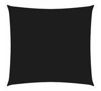 vidaXL Sunshade Sail Oxford Fabric Square 2.5x2.5 m Black Sunscreen Patio