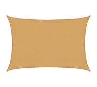 (sand, 2.5 x 4 m) vidaXL Sunshade Sail Canopy Screen Balcony Awning Canopy HDPE Rectangular