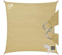 Sun sail uv protection sun protection wind protection sun shade square beige