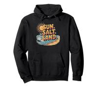 Sun Salt Sand Beach Vacation Coastal Ocean Life Pullover Hoodie