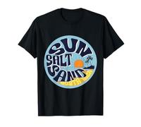 Sun Salt Sand Costa Rica Sunset Palm Trees Pura Vida T-Shirt