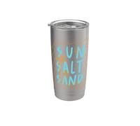 Sun Salt Sand Summer Stainless Steel Insulated Tumbler