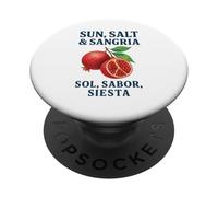 Sun, Salt & Sangria - Sol, Sabor, Siesta PopSockets Adhesive PopGrip