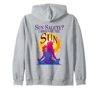 SUN SALUTE I BROUGHT THE SUN Zip Hoodie