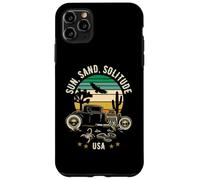 Sun, Sand, Solitude USA Hotrod Retro Style Design Case for iPhone 11 Pro Max