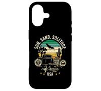 Sun, Sand, Solitude USA Hotrod Retro Style Design Case for iPhone 17