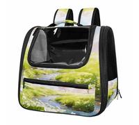 Sun-Scorched Grassland TSA-Approved Airline Pet Carrier with Expandable Side