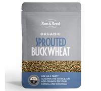 Sun & Seed - Sprouted Buckwheat - 250g - Natural, Vegan, Source of Fibre & Protein - Raw and 100% Organic