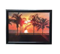 Sun Set Cushioned Bean Bag laptray Home Laptop Tray Drinks Food Breakfast Lap Tray