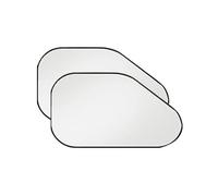Sun Shade Auto UV Protect Curtain Car Sunshade Cover Side Window Sunscreen Front Rear Back Window Sun Visor Reflector Net 2-4PCS Sunshade Windscreen Protection Set(2PC-front)