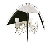 Sun Shade Canopy: Adjustable Height Shade with Patio Canopy | CREATE A Cool Relaxing Space, Rain Protection, Outdoor Events, Use Cover and Jar