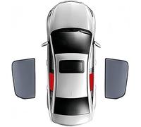Sun Shade Car Side Window Sunshades For BMW 3 Series F30 2012-2018, 7Pcs Whole-car Magnetic UV-protection Breathable Blackout Privacy Accessories Shades(2Pcs Rear Doors)