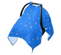Sun Shade for Baby Strollers Black Out Stroller Bug Net,Protects from Dust and Snow Feral Butterflies Star Blue