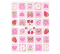 Sun Shade for Baby Strollers Breathable Stroller Blackout Cover,Protects from Dust and Snow Pink Strawberry Flower Check Pattern