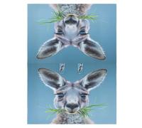 Sun Shade for Baby Strollers Fit Stroller Shade Extender,Travel Accessories Blue Kangaroo Funny Angry