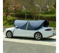 Sun Shade for Car, Car Tent Umbrella (Foldable), Cool Down Temperature + Drop by 30°C, Large Coverage: 345×275cm, Easy Carry & Install, for Camping/Travel/Outdoor,Blue