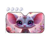 Sun Shade For Car Enchanted Garden: A Fantasy Cat'S Tale Car Windshield Sunshade Sun Shade For Car Window Window Sun Shade For Car(76x140cm)