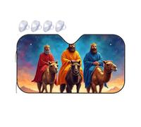 Sun Shade For Car Three Wise Men On Camels: A Starry Journey Car Windshield Sunshade Sun Shade For Car Window Window Sun Shade For Car(70x130cm)