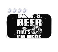 Sun Shade For Car Window Dart, Beer, Fun - That'S Why I'M Here! Car Windshield Sunshade Blackout Shade Car Visor Extender Sun Blocker(76x140cm)