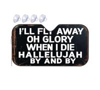 Sun Shade For Car Window I'Ll Fly Away Oh Glory. Car Windshield Sunshade Blackout Shade Car Visor Extender Sun Blocker(76x140cm)