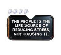 Sun Shade For Car Window The People Is The Life Source Of Reducing Stress. Car Windshield Sunshade Blackout Shade Car Visor Extender Sun Blocker(76x140cm)