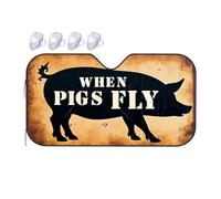 Sun Shade For Car Window When Pigs Fly. Car Windshield Sunshade Blackout Shade Car Visor Extender Sun Blocker(76x140cm)