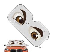 Sun Shade for Car Windshield - 55.12x27.56-inch Foldable Sun Shade Keeps Interior Cool | Cartoon Eyes Summer Car Windshield Sunshade,for Sedan Truck SUV Automotive Vehicle Outdoor Summer Parking