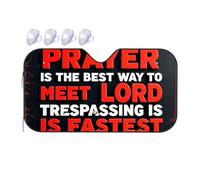 Sun Shade For Car Windshield Prayer'S Path: Meeting The Lord Safely Car Windshield Sunshade Windshield Sun Shade Umbrella Windshield Sun Shade(70x130cm)