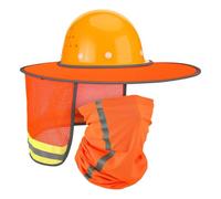 Sun Shade for Hard Hat with Reflective Strip Neck Gaiter High Visibility