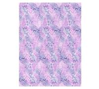 Sun Shade for Stroller Fit Bug Net Cover Travel Accessories Purple Glitter Leopard Print