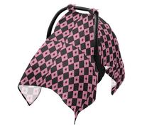 Sun Shade for Stroller Fit Stroller Net,Protects from Dust and Snow Buffalo Plaid Pink Black Poker Valentines