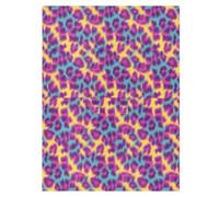 Sun Shade for Stroller UV Protection Stroller Net Protects from Dust and Snow Vague Colorful Leopard Print