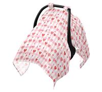 Sun Shade for Stroller Windproof Baby Net,Travel Accessories Buffalo Simple Line Art Heart Shape