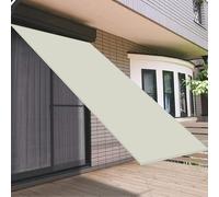 Sun Shade Sail 1.9 x 4.5m - Waterproof UV Protection Canopy for Patio Balcony Terrace & Camping - Various Sizes with Tension Ropes - Cream Color