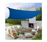 Sun Shade Sail 2x2m 3x5m Rectangle Square Waterproof 98% UV Block Sunscreen Awning Canopy for Outdoor Garden Patio Party Summer Yard Beach with Rope, Blue
