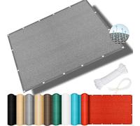 Sun Shade Sail 320x1000 cm 98% UV Protection Breathable & Insulating Outdoor Sun Shade Canopy for Balcony & Garden Light Grey - Durable Sun Shelter Cover