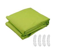 Sun Shade Sail Awning Shade Cloth Rectangle Waterproof Sunscreen Canopy UV Block for Outdoor Gazebo Garden Pergola Patio, 3x4m 5x6m Yellow-Green