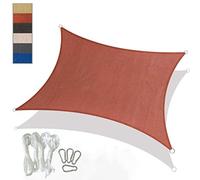 Sun Shade Sail Canopy, Awning Shelter Fabric Cloth Screen - UV Block UV Resistant Heavy Duty Commercial Grade,Sunshade Fabric Awning Shelter for Pergola Backyard Garden Carport