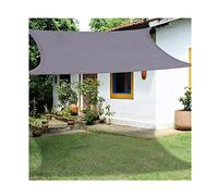 Sun Shade Sail Canopy Rectangle 2x3m 3x5m 4x6m Sun Shade Sail 95% UV Block Waterproof Outdoor Garden Patio Party Sunscreen Awning, with Rope - Grey