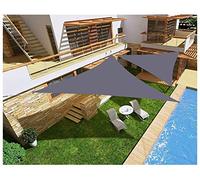 Sun Shade Sail Canopy Shade tarpaulin, garden/terrace/pool/sun shed triangular sail shadow, breathable UV sunscreen with free rope