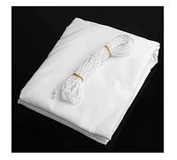 Sun Shade Sail Canopy Triangle awning, garden terrace swimming pool shade tarpaulin, HDPE UV canvas, camping tents, white