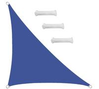 Sun Shade Sail Outdoor Waterproof Right triangle 2x2x2.8m Shade Sails Canopy UV Protection for Garden Patio Block With Rope Shade Sail Kit Royal Blue