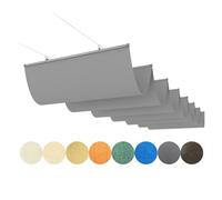 Sun Shade Sail Roller Blind, Retractable U Shaped Canopy with Sliding Mechanism for Outdoor Garden Porch Terrace UV Protection