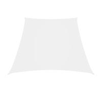 Sun Shade Sail Trapezium White 3/5x4m PU Coated Oxford UV Waterproof Rope w/SS.